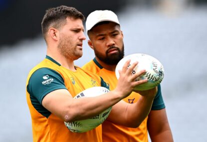Who is winning the battle for the Wallabies No.2 jersey?