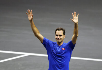 Emotional scenes for Federer’s farewell sum up his everlasting impact