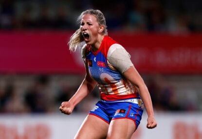 AFLW Wrap: 'Future of the game' stars for Dogs, and the 'unheard of' stat making Brisbane unbackable flag fancies
