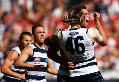 Genius of Geelong summed up by capture of two superstars for 'stomach lint and a piece of used chewing gum'