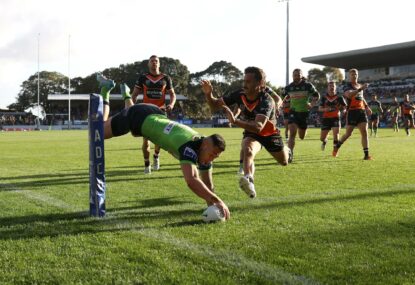 Canberra Raiders vs Wests Tigers: NRL live scores