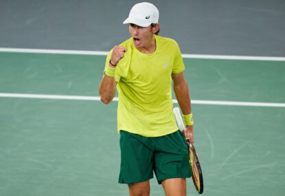 French fried: Aussies all but certain for Davis Cup finals after 'heart and passion' de Minaur dominates