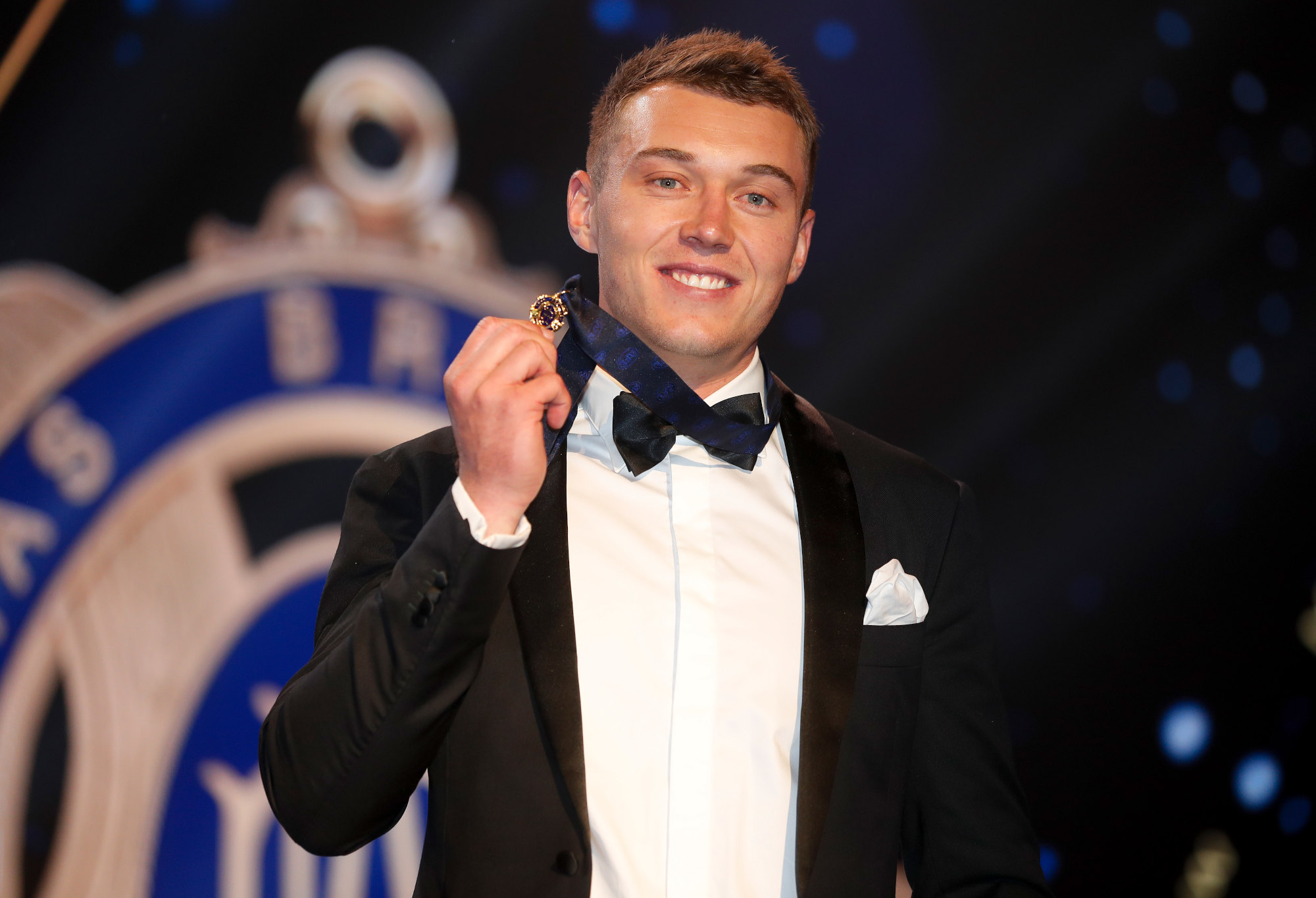 Patrick Cripps after winning the 2022 Brownlow Medal.