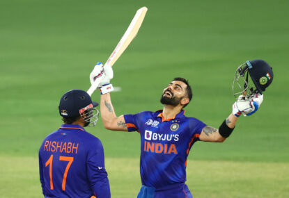 Kohli's 1000-day wait for another international ton ends at last