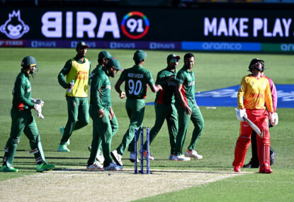 World Cup DRAMA! Match over, then alive as ultra-rare no-ball call causes chaos in Bangladesh-Zimbabwe classic