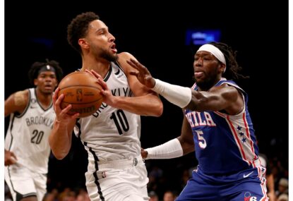 Ben's back: Simmons struggles in NBA return at Nets but 'had a lot of fun out there'