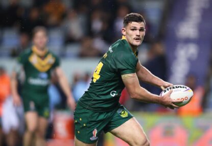 'He feels like part of the team now': Cleary stars in halfback audition as Kangaroos savage sorry Scotland