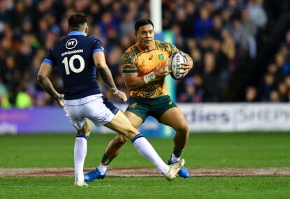 REACTION: 'Somehow!' - Wallabies reprieved at the death to open tour with nail biting win over Scotland