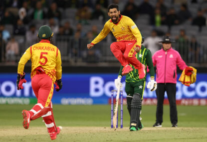 The new chokers? Pakistan bottle it AGAIN as Zimbabwe claim famous win in final-over thriller