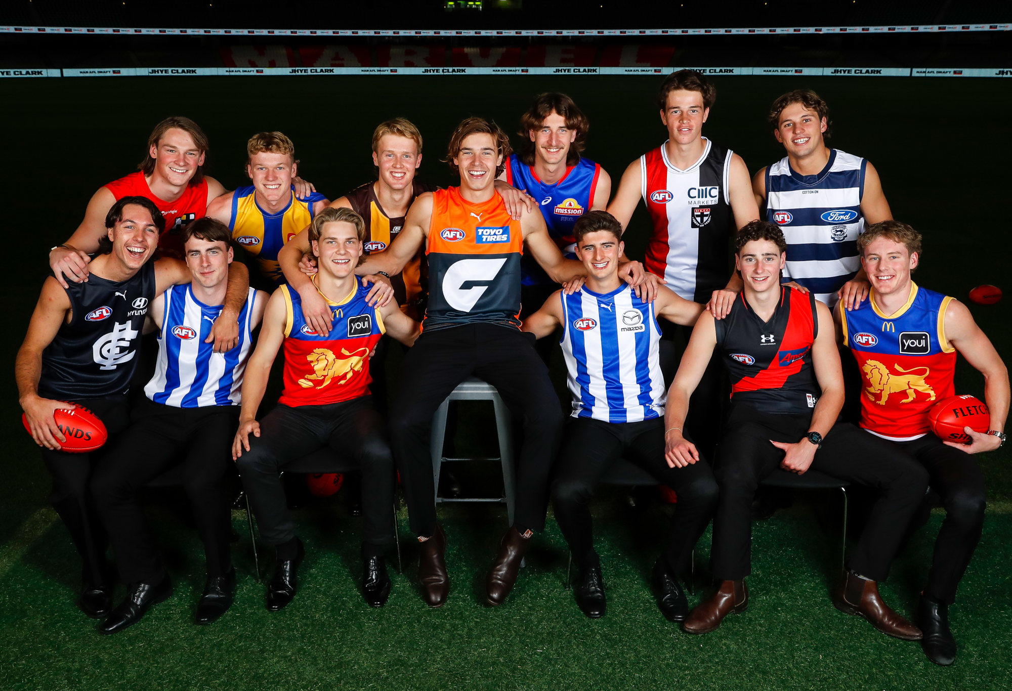 First round AFL draft selections.