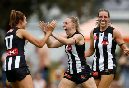 Pies alive! Collingwood withstand Bulldogs charge to claim AFLW elimination final thriller