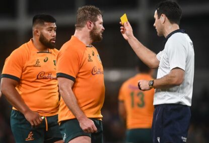 Studs and duds: Wallaby 'lacks maturity of a Test player', naïve leaders panned after 'pissing off ref'
