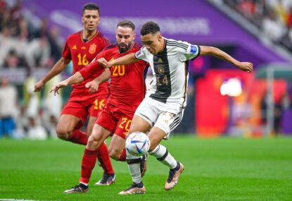 Big men thrive as Germany secure Spanish stalemate and keep their hopes alive