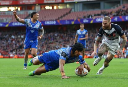 RLWC Daily: 'Crazy' Samoan support sees flags sold out, French coach erupts after  Wheelchair final loss, Mal channels Bozo spirit