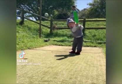 WATCH: This toddler is probably already a better bat than you
