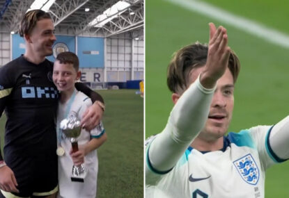 Jack Grealish keeps promise to young fan with cerebal palsy after World Cup goal