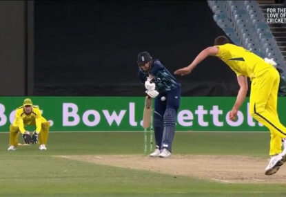 James Vince has flashbacks of Joe Root with multiple groin hits against Aussie quicks