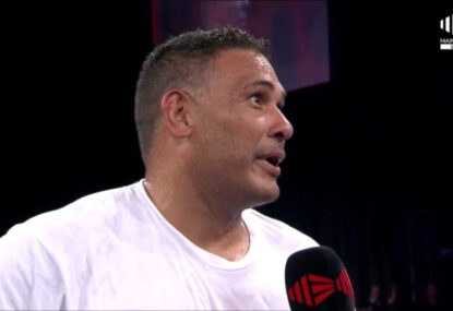 'You jump in the ring, champ!' Hodges hits back at heckler, drops F-bomb after loss to Gallen