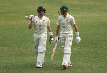 REPORT: Smith, Labuschagne double-tons, Head 99 in Australian batting masterclass, but Windies' comeback begins