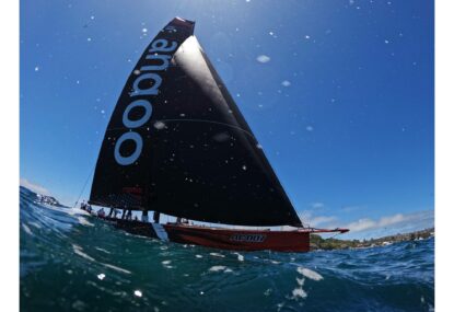 Andoo Comanche back with a bang to claim Sydney to Hobart line honours in Derwent River shoot-out
