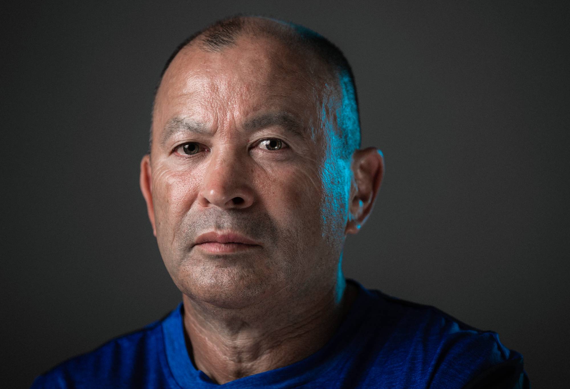 Eddie Jones, Head coach of England poses for a portrait during the England Rugby World Cup 2019 squad photo call on September 15, 2019 in Miyazaki, Japan. (Photo by Michael Regan - World Rugby/World Rugby via Getty Images)