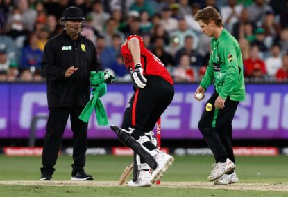 'Well within my rights': Zampa defends botched 'Mankad' attempt as Stars lose spiteful Renegades derby