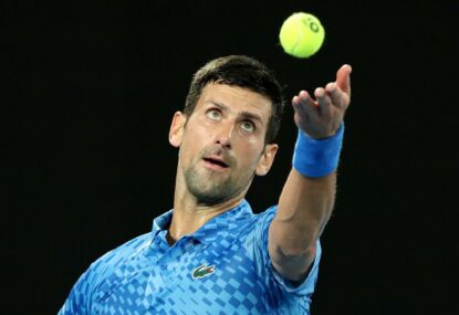Talking Points: Novak faces cheating accusations for message in a bottle, Demon pumped, Pegula's golden chance