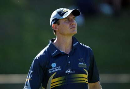 Stephen Larkham has the Brumbies buzzing, but don’t expect him to take the credit