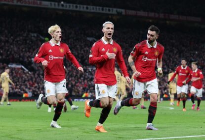 Antony stunner as Man United rock Barca with comeback win, Juve march on to Europa League last 16