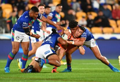 'Pretty shocking': New year, same Tigers as Warriors hand Sheens hefty defeat in first trial of 2023