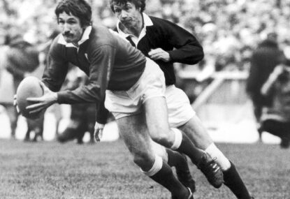 Gerald Davies - the gentlemanly Welsh winger with a devastating sidestep and speed to burn