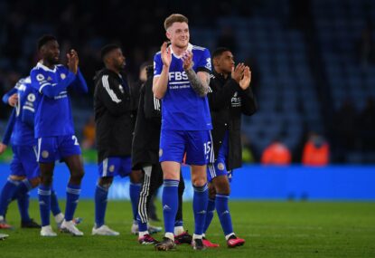 EPL Wrap: Leicester wild about 'class act' Harry after Souttar sizzles, Arsenal slip up as Man City loom on horizon