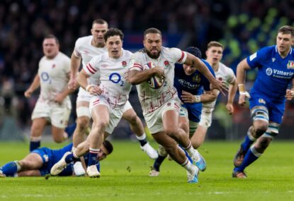 Six Nations Wrap: England cane Italy to stop Borthwick whingeing about Eddie, Gatland says Wales 'in bit of a hole'