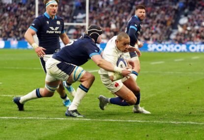 Red cards dished out in fiery affair as France crush Scotland's grand slam hopes despite gallant comeback
