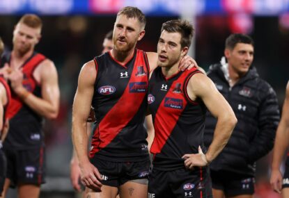 AFL News: Bombers may change iconic logo, Dogs star out, De Goey opens up on dramas, Dew says flopping on the rise
