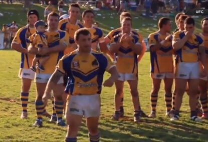 A young Alex Volkanovski dominates local league comp as the smallest prop in history