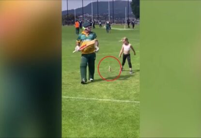 WATCH: Local cricketer hilariously cops all-time brutal send-off