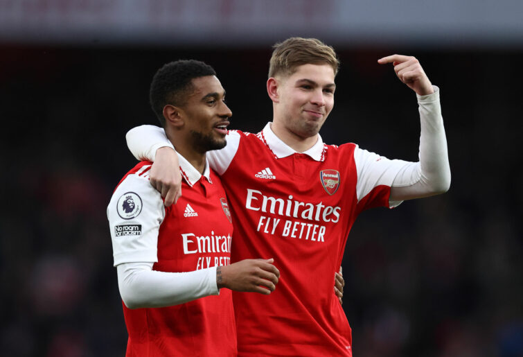 Reiss Nelson and Emile Smith Rowe.