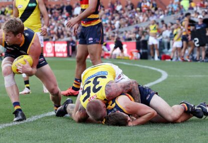AFL News: Broad cops lengthy ban for 's---house' incident, sling tackle, centre bounce to be scrapped? Dusty in doubt