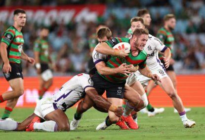ANALYSIS: Melbourne never beat themselves and Souths never beat them at all - but where was Latrell for an hour?