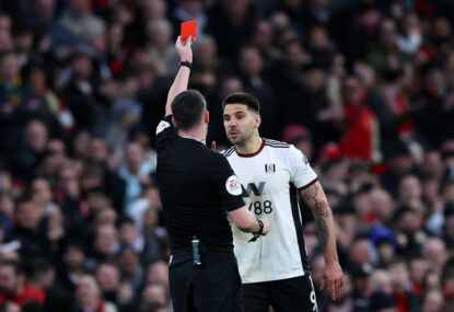 'Improper, abusive, insulting and threatening': Mitrovic given lengthy ban for manhandling referee