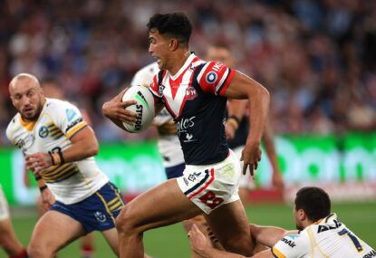 Joey v Dom v Toops: Why the Roosters should ditch Suaalii from their backline for Round 1