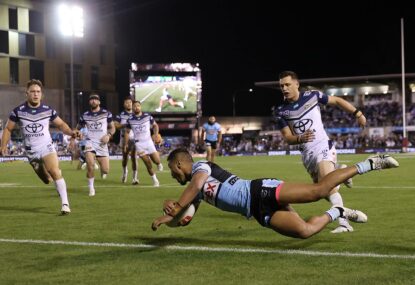 ANALYSIS: If the rest of the NRL weren't taking Cronulla seriously, they are now - and Nanai facing hefty hip-drop ban