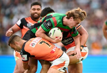 ANALYSIS: Souths go top with routine win - and there's plenty of green shoots for the Wests Tigers