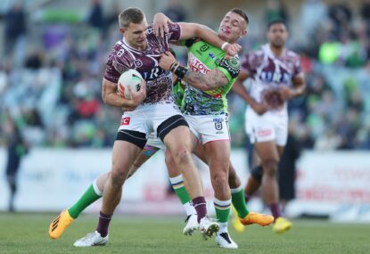Manly Sea Eagles vs Canberra Raiders: NRL live scores