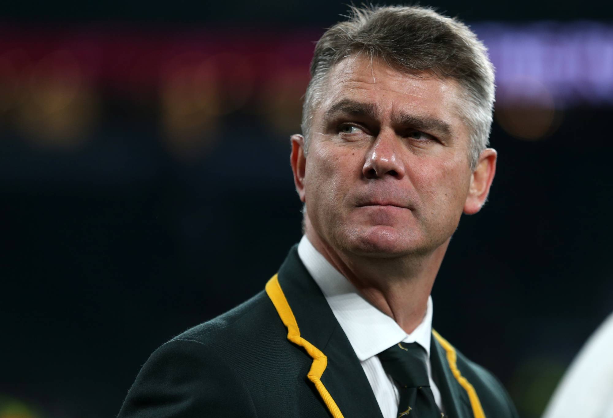 South Africa head coach Heyneke Meyer ahead of the game. Guinness Series, Ireland v South Africa, Aviva Stadium, Lansdowne Road, Dublin. Picture credit: Stephen McCarthy / SPORTSFILE (Photo by Sportsfile/Corbis/Sportsfile via Getty Images)