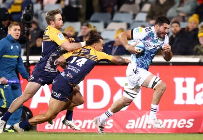 Brumbies' top two hopes blow up in smoke as Chiefs confirm status as Super Rugby favourites, Alaalatoa injured