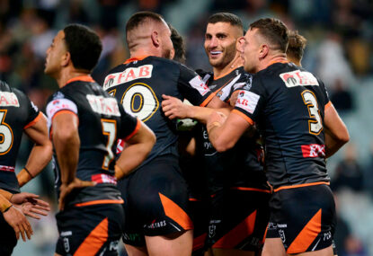 Typical Tigers: Club backflips after telling Twal to take off by re-signing prop as Rabbitohs lock in Origin star long term