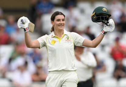 DRS drama bites Aussies as England star responds to Sutherland's record century in batting-dominated day