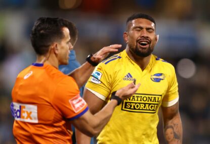 'I scored it, brother': Ardie chokes back tears after 'disagreeing' with ref as Brumbies deny the 'Canes again